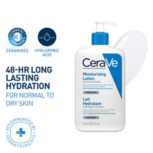 CeraVe Moisturizing Body Lotion for Normal to Dry skin with Ceramides, Dermatologist recommended