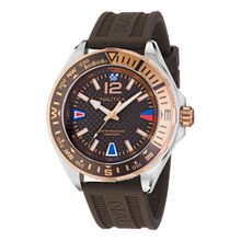 Nautica Men Clearwater Beach Brown Round Dial Analog Watch - NAPCWF302 (M)