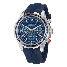 Nautica Men Nst Blue Round Dial Analog Watch - NAPNSF303 (M)