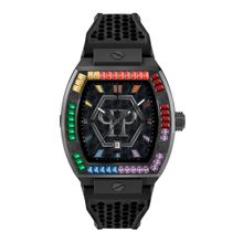 Philipp Plein Men Pua-The Hexagon Phantom Black Rectangular Dial Analog Watch - PWPUA0324 (M)