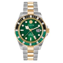 Philipp Plein Men Pza-Gmt-I Challenger Bagu Green Round Dial Analog Watch - PWPZA0224 (M)