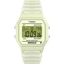 Timex 80 Square 21mm Green Dial Digital Watch for Unisex - TW2Y02600UJ