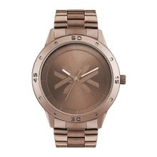 United Colors of Benetton Men Iconic Brown Round Dial Analog Watch - UWUCG1603 (M)
