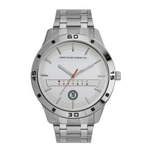 United Colors of Benetton Men Signature Silver Round Dial Analog Watch - UWUCG1606 (M)