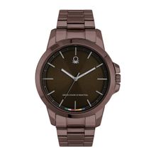 United Colors of Benetton Men Signature Brown Round Dial Analog Watch - UWUCG2101 (M)