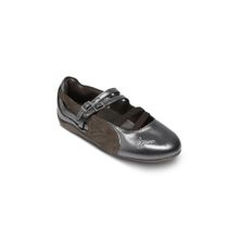Puma Speedcat Lux Women Metallic Brown Leather Ballerinas