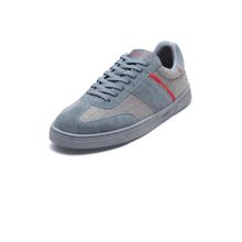 Rare Rabbit Men Fizzo Primary Grey Suede Sneakers