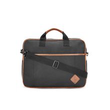 The Vertical Vortex Business Case Laptop Bag Solid Black