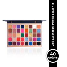PAC Vibe Eyeshadow Palette X40 Season 2 - Blendable Formula, Intense Color Payoff, Richly Pigmented