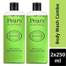 Pears Oil Clear & Glow Shower Gel Pack of 2