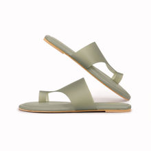Noosh Frost Toe Ring Slipper Green