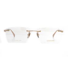 Chopard Eyewear for Men with Shiny Light Gold Alloy Metal Frame (56)