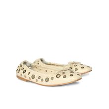 Saint G Women Beige Ballerinas