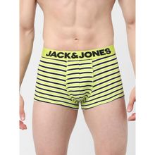 Jack & Jones Green Striped Trunks