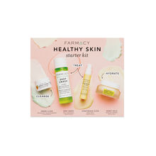 Farmacy Beauty Healthy Skin Starter Kit (Cleansing Balm + 2% BHA Toner + Night Serum + Moisturizer)