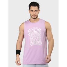 CHKOKKO Men Printed Gym Tank Top