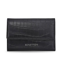 United Colors of Benetton Annie Women Wallet Handbag Black