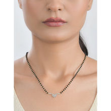 Ornate Jewels 925 Silver 18K Gold Plated American Diamond Mangalsutra