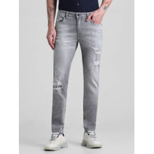 Jack & Jones Grey Skinny Fit Stretch Jeans