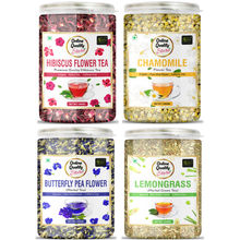 Online Quality Store Hibiscus Flower, Chamomile, Butterfly Pea Flower & Lemongrass Herbal Green Tea
