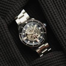 Earnshaw Admiral Pole Skeleton Automatic 20 Jewels Men Watch - ES-8185-11 (M)