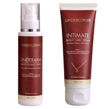 Undercover Underarm Brightening Spray And Intimate Bright Care Cream Combo