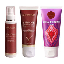 Undercover Acne Body Lotion, Intimate Bright Care Cream And Vaginal Tightening Cream Combo