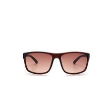French Connection Brown Lens Rectangular Sunglass Full Rim Brown Frame With Gradient (FC 7460 C2)