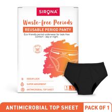 Sirona Reusable Period Panties for Women – Large (1 Pc), Leak Proof Protection, Soft & Washable