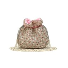 THE TAN CLAN Pink Sehaj Tasselled Potli Bag