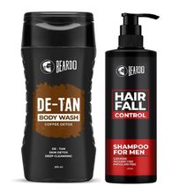 Beardo Hair Fall Control Shampoo & De-Tan Bodywash Combo