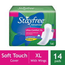 Stayfree Advanced Ultra-Comfort with Wings - XL (14 Sanitary Pads)