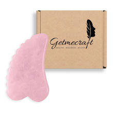 Getmecraft Rose Quartz Teeth Shape Gua Sha Tool