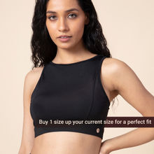 Nykd by Nykaa Shape Up Sports Bra With Removeable Cookies , Nykd All Day-NYK 008 - Black