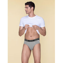 XYXX Sprint Super Combed Cotton Briefs Underwear for Mens-Charcoal