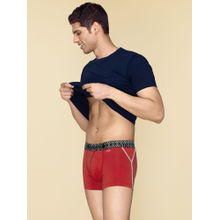 XYXX Sprint Super Combed Cotton Trunk Underwear for Mens-Red