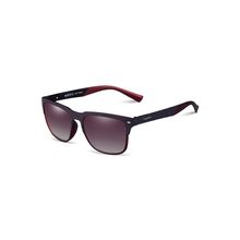 PARIM Polarized Unisex Wayfarer Sunglasses Brown Frame / Violet Lenses