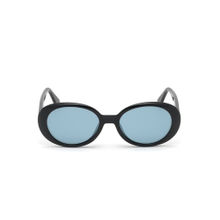 Guess Sunglasses Black Frame With Blue Lens Oval Shape Women Sunglass