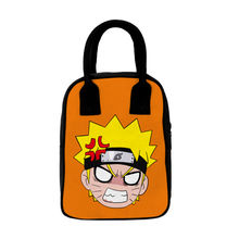 Crazy Corner Naruto In Orange Naruto Printed Insulated Canvas Lunch Bag