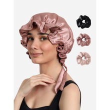 Mueras Hair Bonnet Sleep Cap Scrunchies Combo Multi-Color