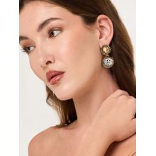 White Lies Noir Coin Drop Earrings