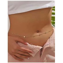 White Lies Bare Gold Adjustable Waist Chain