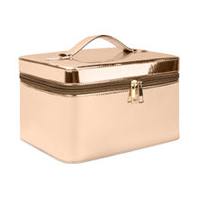 NFI Essentials Makeup Bag Cosmetic Box Jewelry Bridal Box Make Up Trousseau Box (Rose Gold) (1)