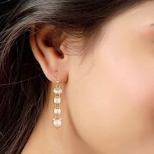 Accessher Delicate Vilandi Kundan With Pearl Drop Dangle Earring for Women