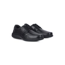 Rockport Men Preston Black Crust Leather Oxfords