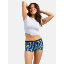 Bummer Multi-Color Womens Printed Micro Modal Boyshorts Panties Soft & Breathable
