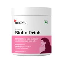 andMe Plant Based Biotin Supplement - Pomegranate Flavour