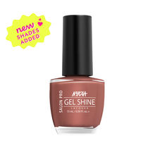 Nykaa Salon Shine Gel Nail Lacquer - Bombay Blush 500