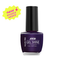 Nykaa Salon Shine Gel Nail Lacquer - Prague Plum 505