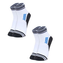 WearJukebox Ankle Grip Socks white (Pack of 2)